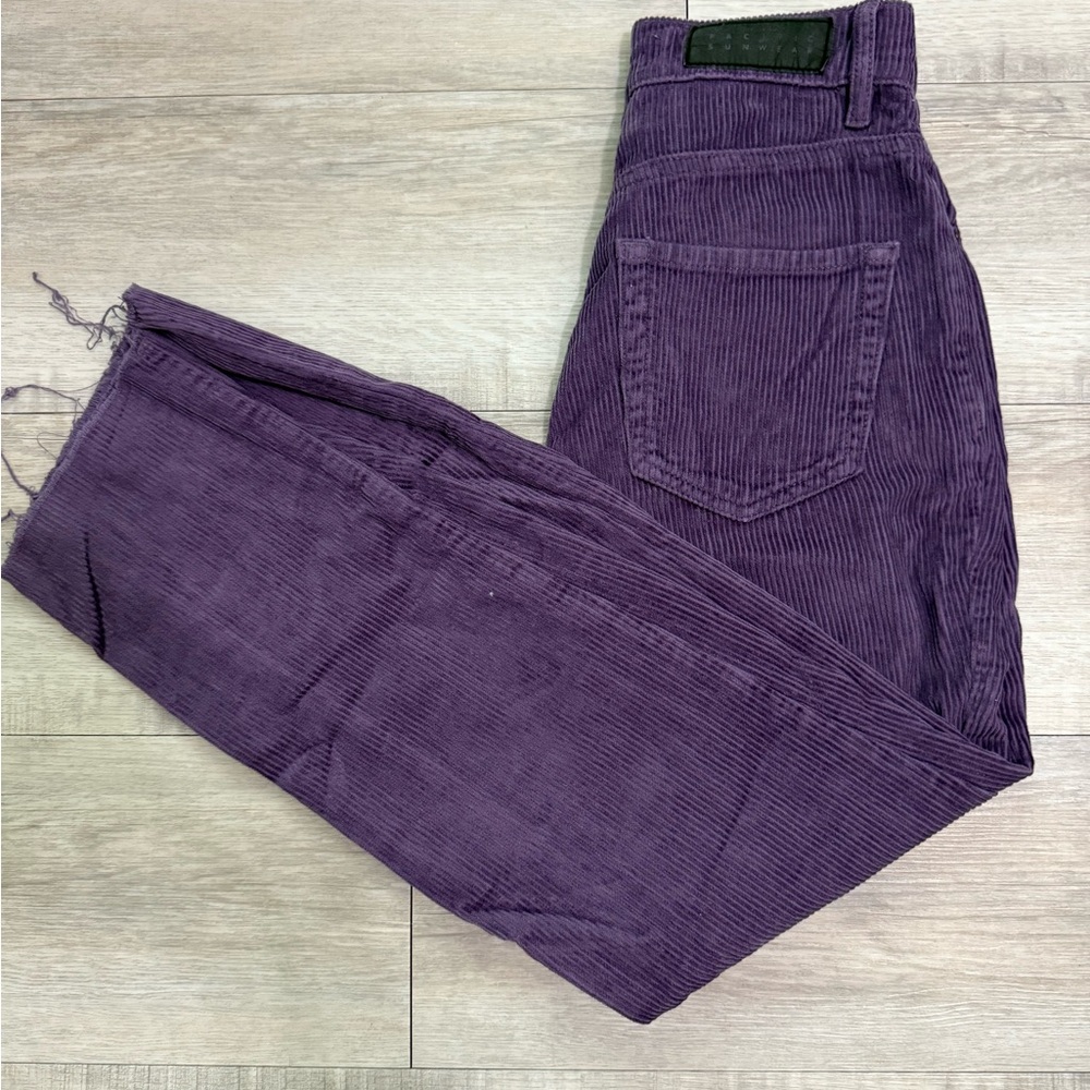 PacSun Purple Corduroy Pants Straight-Leg